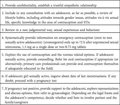 Adolescent pregnancy: An important issue for paediatricians and primary care providers—A position paper from the European academy of paediatrics
